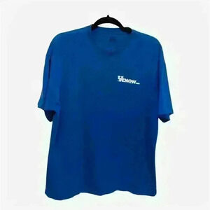 Vintage UK Wildcats Kentucky Basketball T-Shirt Men's L Blue Graphic Print